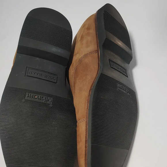 Cole Haan Brown Suade Leather Oxfords Size 11.5 Made In The USA - Picture 10 of 11